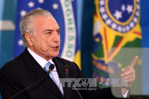 Brazil xác nhận bằng chứng về hành vi tham nhũng của Tổng thống M.Temer ảnh 1